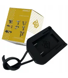 P4U Adapter Do Baterii DeWalt 12V 18V 20V 54V 60V - Czarny