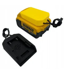 Adaptér P4U pre batérie DeWalt 12V 18V 20V 54V 60V - Czarny