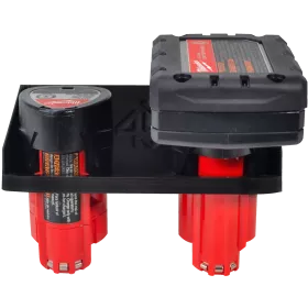P4U Uchwyt na 2 baterie akumulatory Milwaukee M12 