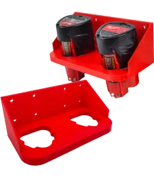 UCHWYT NA 2 BATERIE AKUMULATORY MILWAUKEE M12 