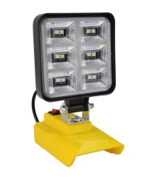 DEWALT 18V HALOGÉNOVÁ PRACOVNÁ BATÉRIOVÁ LAMPA - Żółty