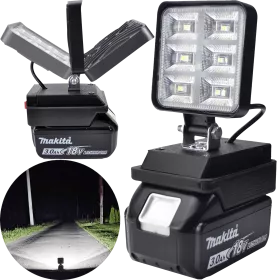 LAMPA DO BATERII MAKITA 18V LED HALOGEN ROBOCZY 
