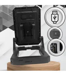 LAMPA ROBOCZA HALOGEN LED DO DEWALT Z USB 6500K PRZENOŚNA BUDOWLANA MOCNA 