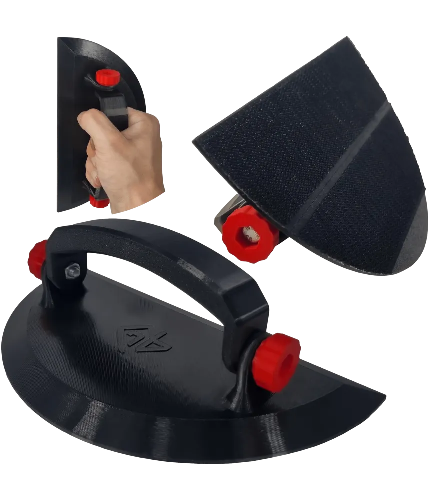 SZLIFIERKA RĘCZNA 220x95MM DO SZLIFIERKI OSCYLACYJNEJ RĘCZNY MOCNY UCHWYT 