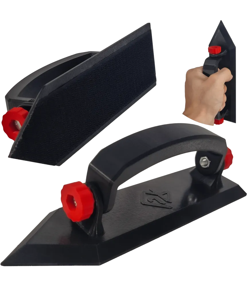 PAD SZLIFIERSKI 215x60MM DO SZLIFIERKI OSCYLACYJNEJ RĘCZNY RZEP REGULACJA 