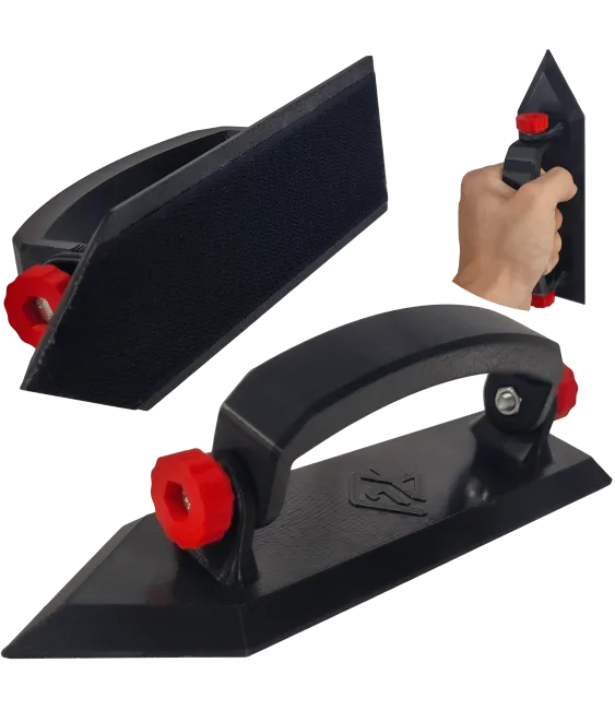 PAD SZLIFIERSKI 215x60MM DO SZLIFIERKI OSCYLACYJNEJ RĘCZNY RZEP REGULACJA 