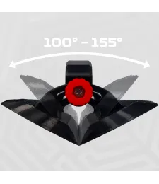 SZLIFIERKA RĘCZNA DO SZLIFOWANIA GŁADZI 100–155 STOPNI REGULOWANA WYMIAR 15 