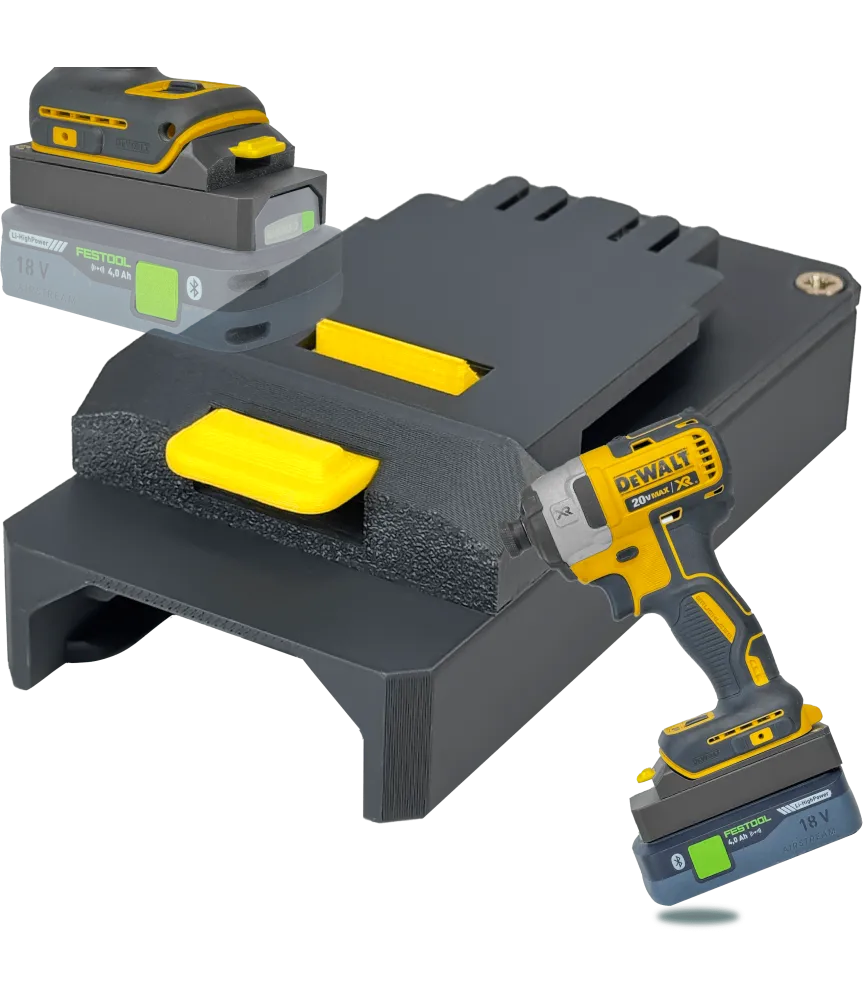 ADAPTER PRZEJŚCIÓWKA Z DEWALT 18V DO BATERII AKUMULATORA FESTOOL 18V 