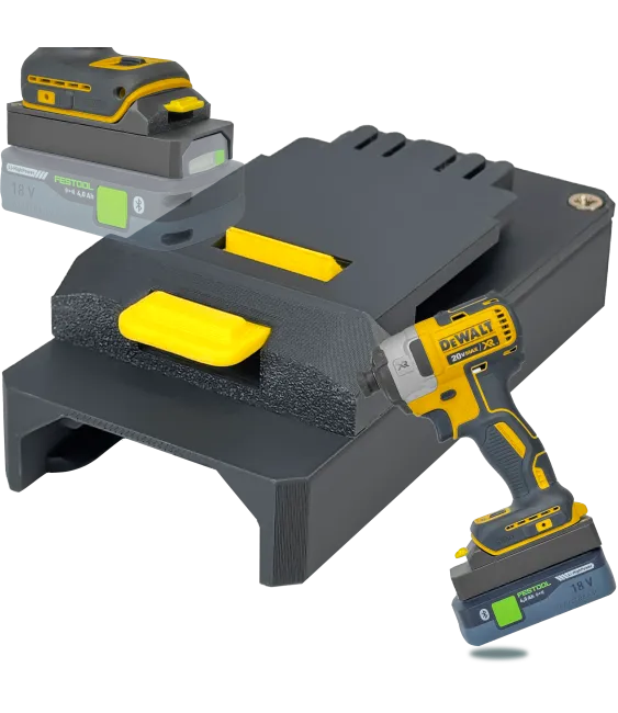 ADAPTER PRZEJŚCIÓWKA Z DEWALT 18V DO BATERII AKUMULATORA FESTOOL 18V 