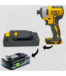 ADAPTER PRZEJŚCIÓWKA Z DEWALT 18V DO BATERII AKUMULATORA FESTOOL 18V 