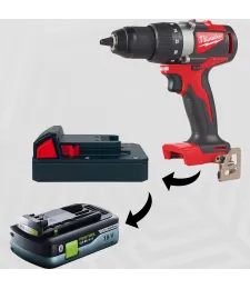 ADAPTER PRZEJŚCIÓWKA Z MILWAUKEE M18 DO BATERII AKUMULATORA FESTOOL 18V 