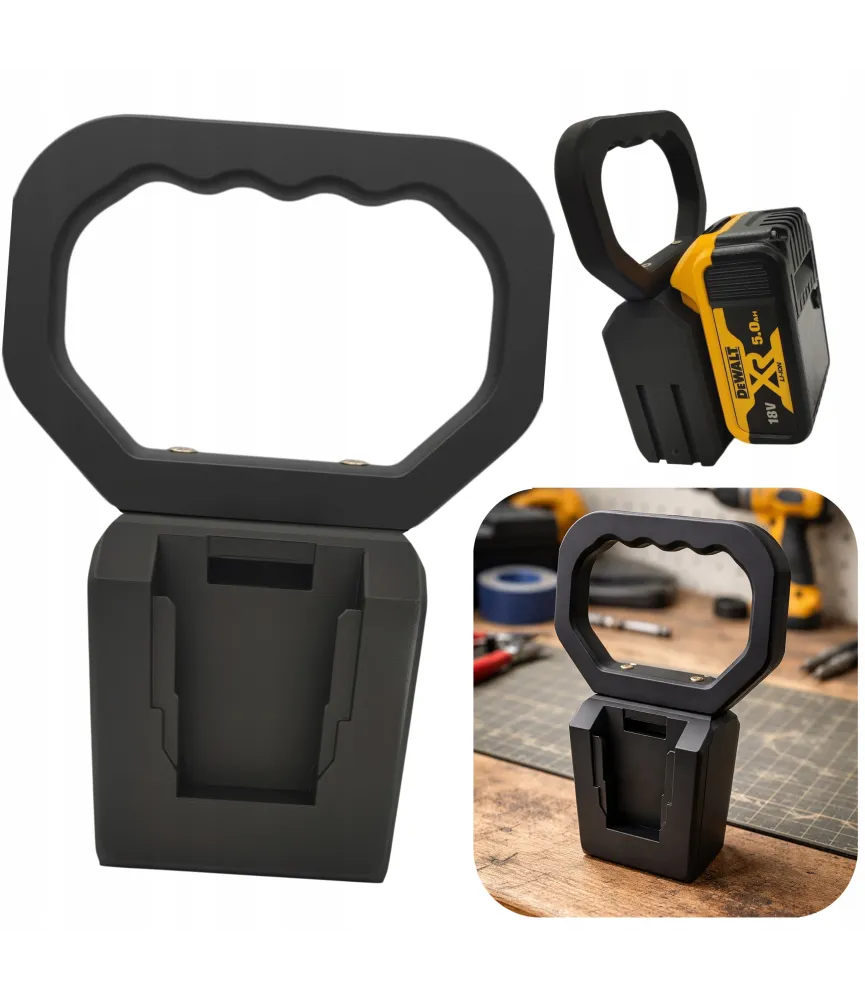 KOSZYK NA DWIE BATERIE DEWALT 18V MODUŁOWY PRZENOŚNY 