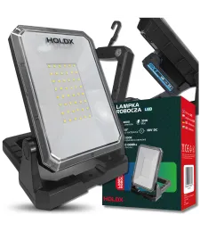 Lampa robocza HOLDX 4000 lm kompatybilna z akumulatorem Erbauer EXT 18V