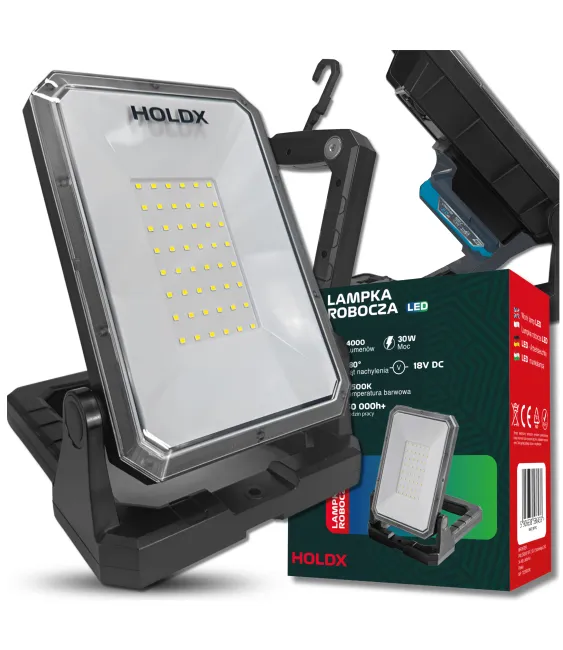 Lampa Robocza Halogen LED Do Dedra Z USB 6500K Budowlana Mocna Lampa Robocza Halogen LED Do Dedra Z USB 6500K Budowlana Mocna