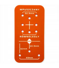 Szablon Do Prowadników Zawiasów Meblowych Blum - Precyzyjny Wzornik