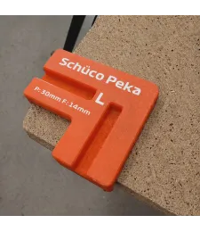 Szablon Do Frezowania Uchwytów Korytkowych Schüco Peka - Wzornik